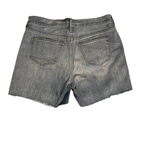 Madewell Rip and Repair Boyfriend Denim Jean Shorts Size 27 - Picture 4 of 6